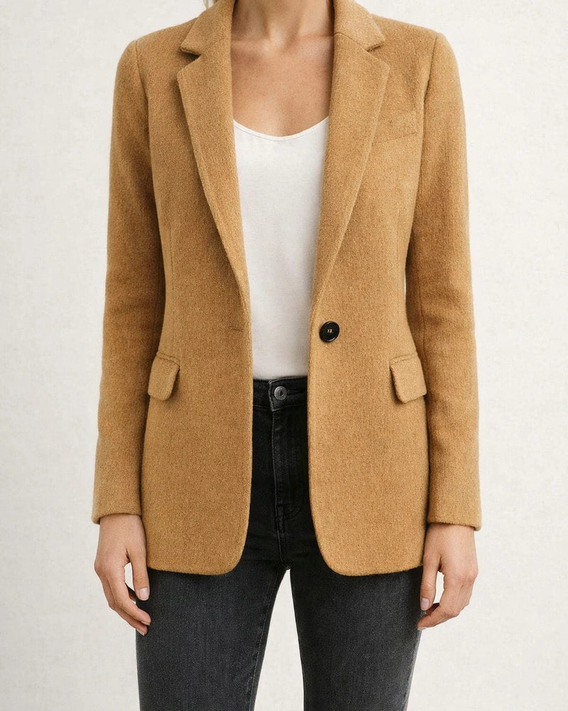 Women's New Fall and Winter Casual Tweed Lapel Button Suit Jacket | JRSEE:d3207f3f-8c45-4e26-be01-a447d71a556f