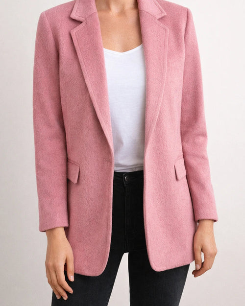 Women's New Fall and Winter Casual Tweed Lapel Button Suit Jacket | JRSEE:836ec24f-6b90-4fd5-9fc3-f2aa8ddabd47