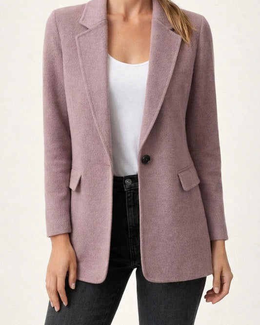 Women's New Fall and Winter Casual Tweed Lapel Button Suit Jacket | JRSEE:d0b89d21-c936-4b5b-8392-090a5bb20e2a