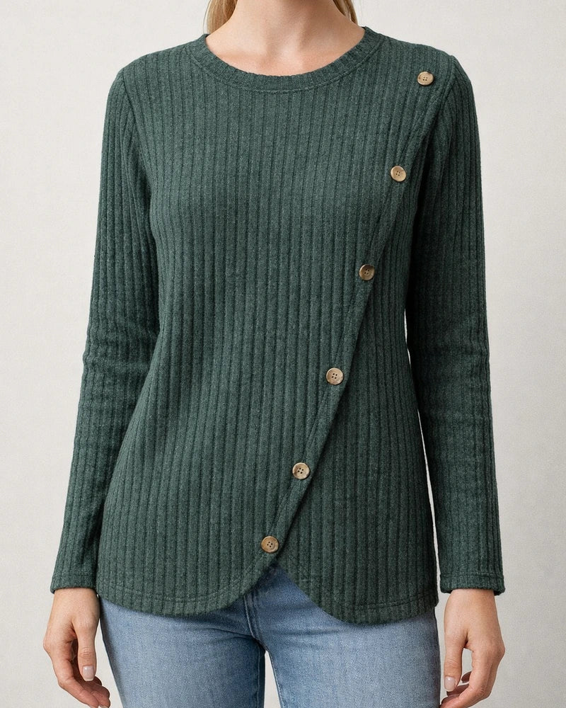 Women's New Fall and Winter Long-sleeved Round Neck Tulip Hem Bottoming Shirt T-shirt | JRSEE:dceeffc6-ac16-4241-ac67-429bade30d69