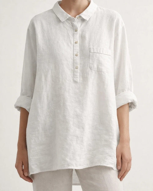 Women's New Long-sleeved Chinese Style Bamboo Hemp Printing Fashionable Versatile Lapel Solid Color Shirt | JRSEE:3d3f0784-cb54-4412-8c84-7ea7f3aa0d49