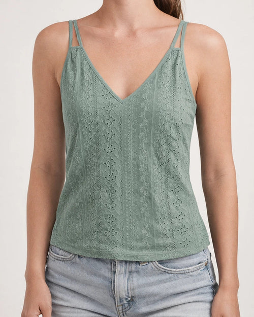 Women's New Solid Color Jacquard V-neck Camisole Tops in Summer | JRSEE:bd9a1fd4-9682-4844-8b03-d6b55152db41