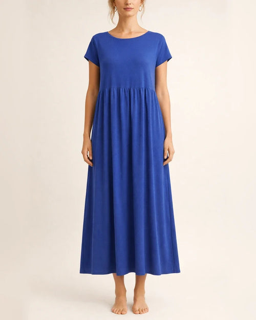 Women's New Solid Color Sleeveless Loose Dress Cotton Linen Round Neck Dresses | JRSEE:c7c0c0a2-e8f0-4d37-bdc0-05ab182dc90d