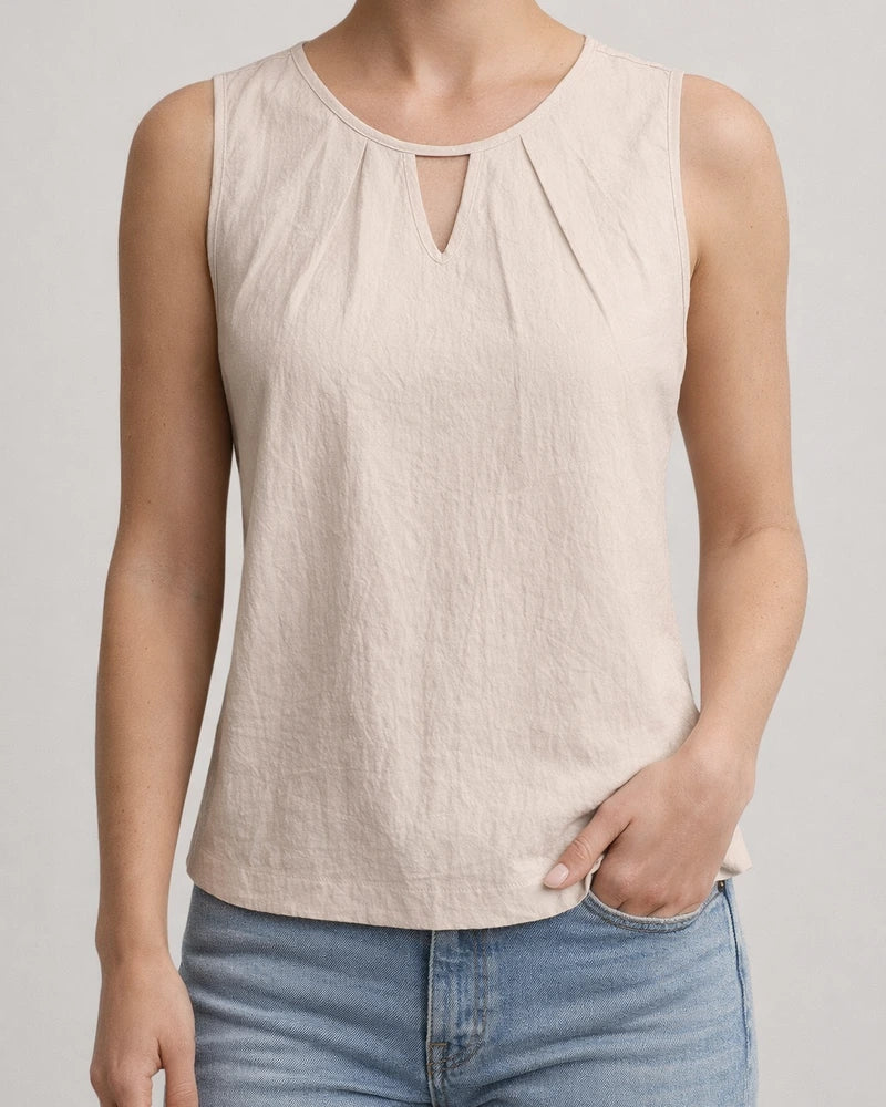 Women's New Summer T-shirt Chiffon Undershirt Hollow Sleeveless Tops | JRSEE:46bfc170-d491-43b6-ae44-af85a2aeb7e5