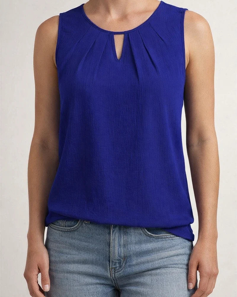 Women's New Summer T-shirt Chiffon Undershirt Hollow Sleeveless Tops | JRSEE:c19bf507-f7d3-469e-9edc-a1660bbd7012