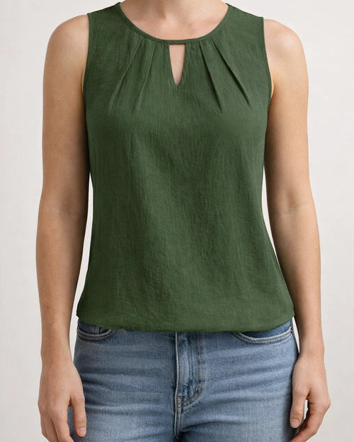 Women's New Summer T-shirt Chiffon Undershirt Hollow Sleeveless Tops | JRSEE:423df706-63e4-4fa6-a9cf-f757f8155cd1