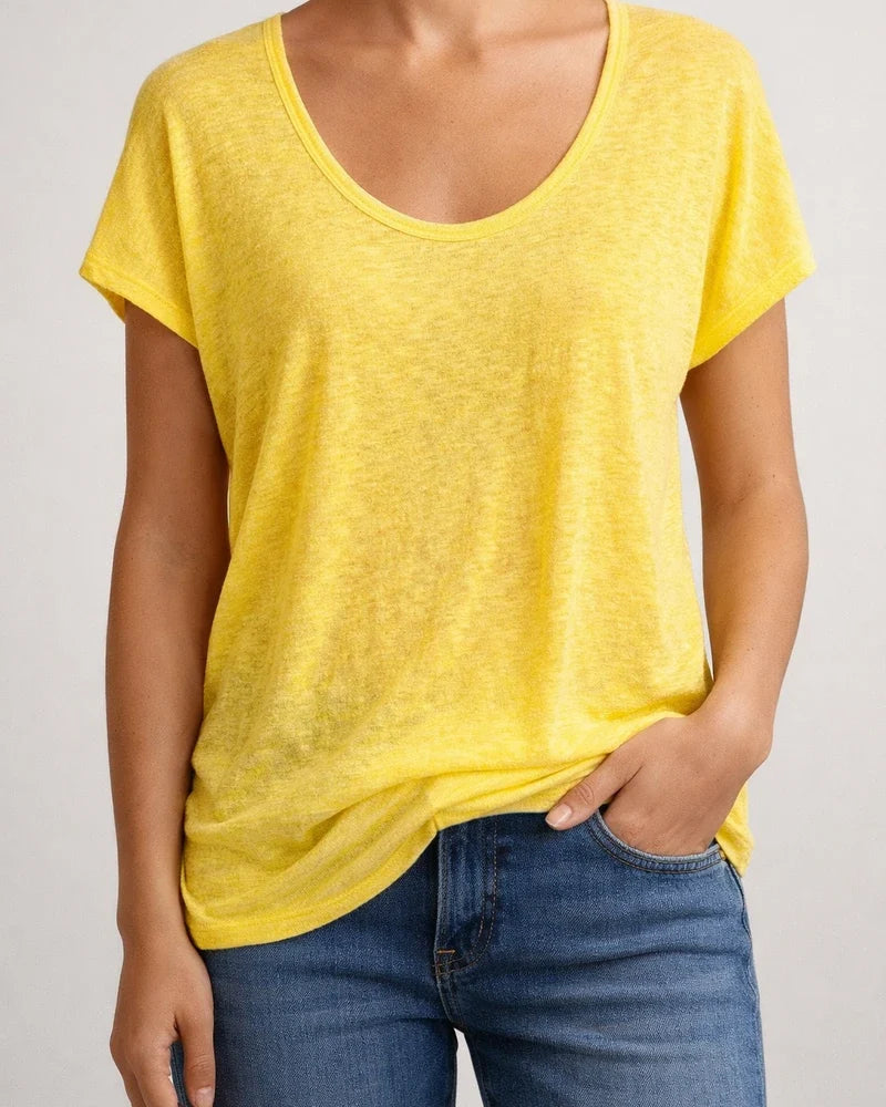 Women's New Summer V-neck Solid Color Short-sleeved T-shirt | JRSEE:53965b50-6fa4-4cb8-bb08-06d686bcbff5