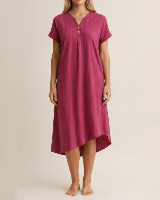 Women's New V-neck Solid Color Casual Dress A-line Dresses | JRSEE:131d3364-4f6b-4383-b189-f0269c70deee