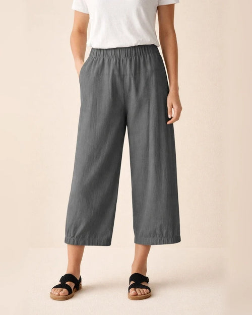 Women's Pants New Loose High-waisted Cotton and Linen Nine-minute Solid-color Pants | JRSEE:8fc48119-59f4-4f80-8710-8a3ff5810654