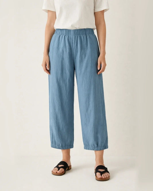 Women's Pants New Loose High-waisted Cotton and Linen Nine-minute Solid-color Pants | JRSEE:fa1d3f43-0c45-448c-886c-3a73292425fc