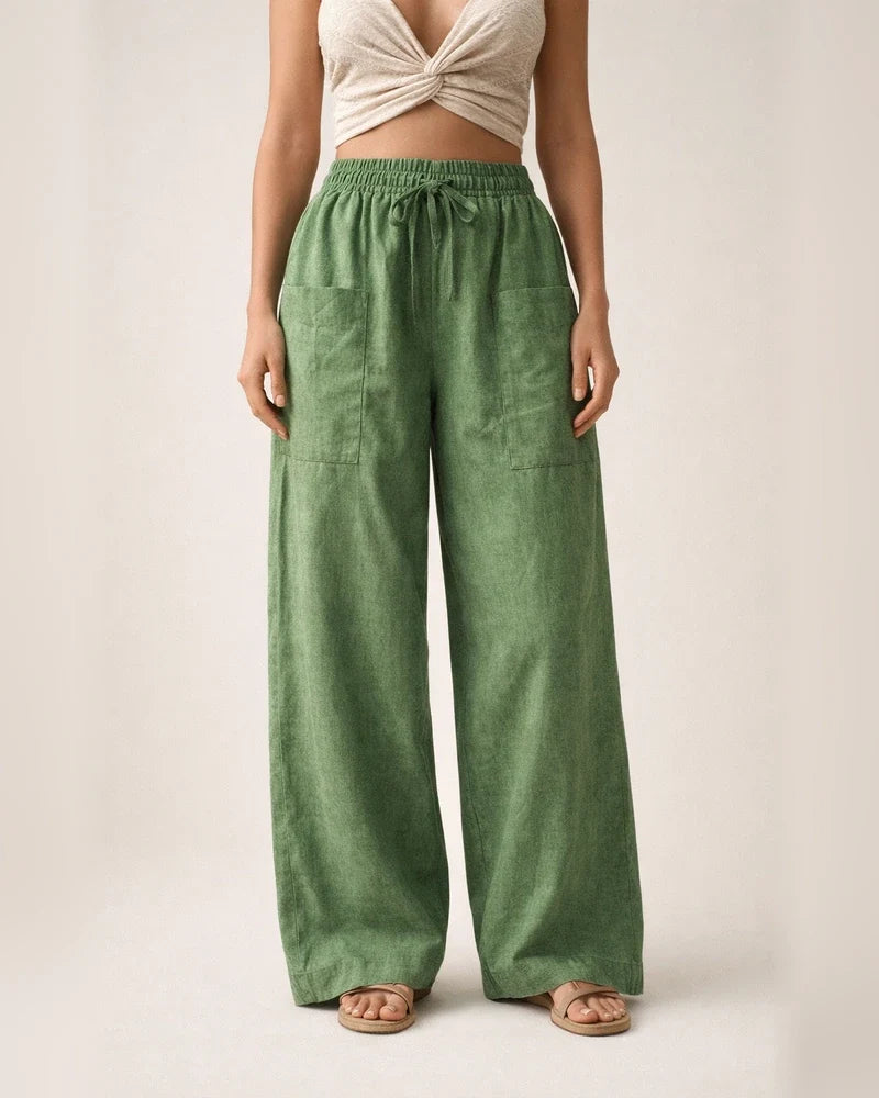 Women's Pants Solid Color Pockets Women's Solid Color Pants Elastic Pants Pants | JRSEE:64d77f50-ddc7-4dae-acb5-82676e3fad79