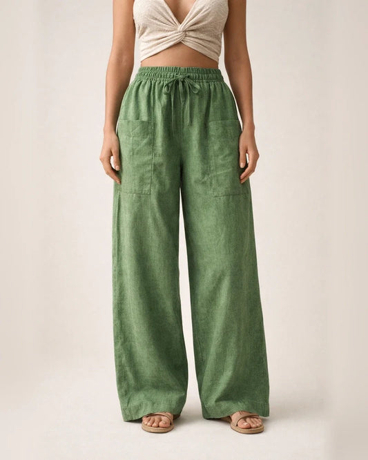 Women's Pants Solid Color Pockets Women's Solid Color Pants Elastic Pants Pants | JRSEE:64d77f50-ddc7-4dae-acb5-82676e3fad79