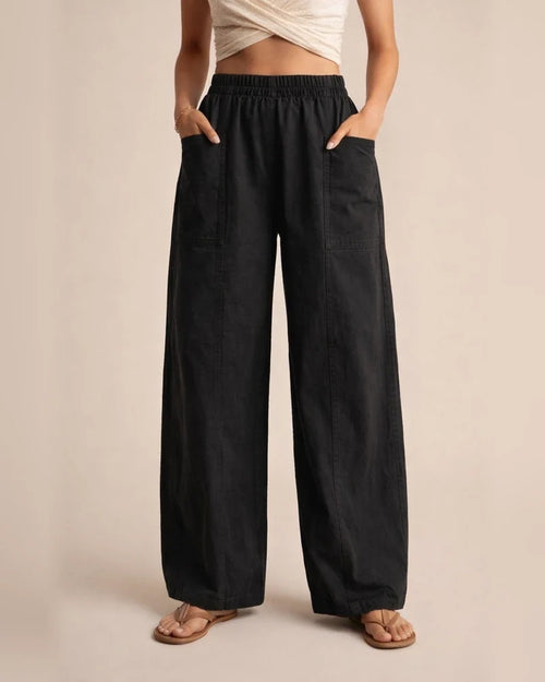 Women's Pants Solid Color Pockets Women's Solid Color Pants Elastic Pants Pants | JRSEE:a0da3aac-7008-4d25-be9e-7777df17c686