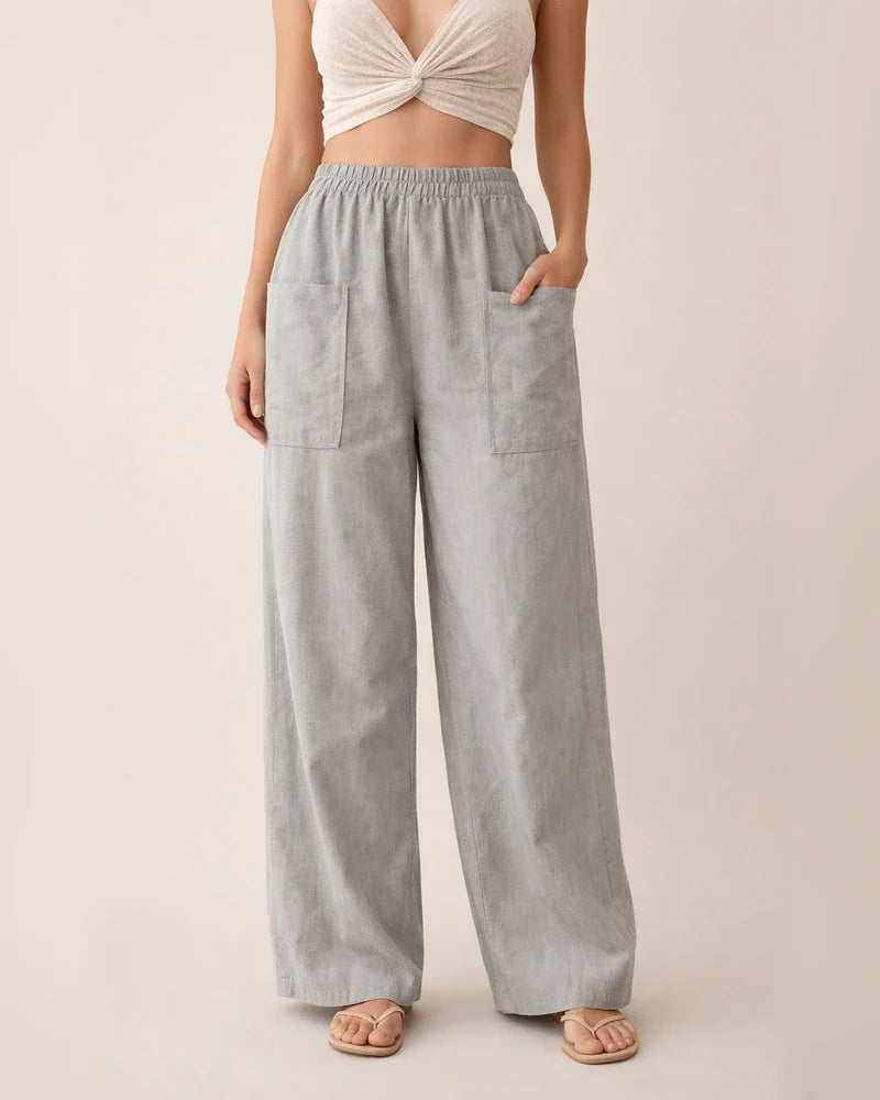Women's Pants Solid Color Pockets Women's Solid Color Pants Elastic Pants Pants | JRSEE:a6d8abcb-1478-4973-9639-3259f524cc7a
