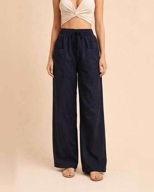 Women's Pants Solid Color Pockets Women's Solid Color Pants Elastic Pants Pants | JRSEE:a5228979-6311-47d8-b1be-5ce3d5b8cf47