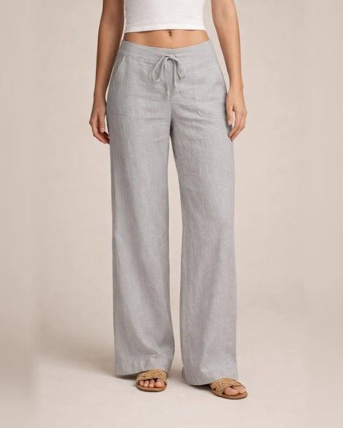 Women's Pants Trousers Linen Black White Khaki Fashion Casual Daily Side Pockets Full Length Comfort Solid Color S M L XL 2XL | JRSEE:a7761d5a-094e-4afc-b04a-ca9983605110