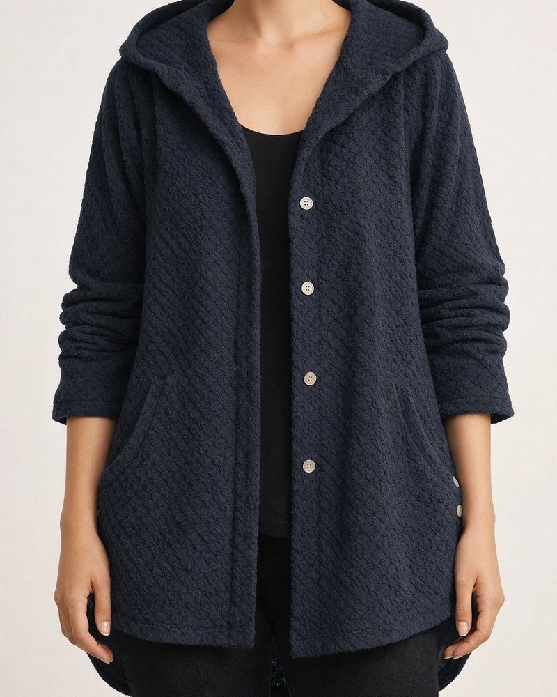 Women's Plus Size Teddy Coat Winter Coat Button Pocket Plain Outdoor Causal Long Sleeve Hoodie Regular Winter Fall Black Blue Khaki XL XXL 3XL 4XL 5XL | JRSEE:7ac9f30b-913e-4240-8dae-cb58d0192214