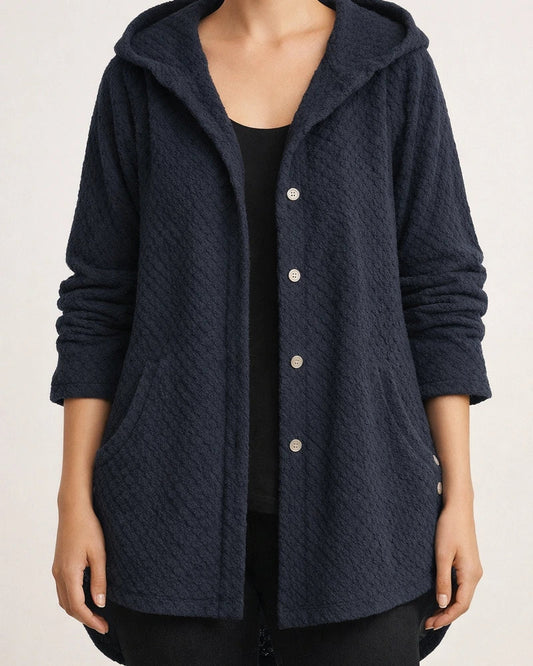 Women's Plus Size Teddy Coat Winter Coat Button Pocket Plain Outdoor Causal Long Sleeve Hoodie Regular Winter Fall Black Blue Khaki XL XXL 3XL 4XL 5XL | JRSEE:7ac9f30b-913e-4240-8dae-cb58d0192214