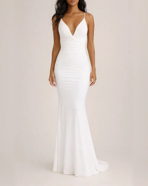 Women's Prom Dress Party Dress Sheath Dress Long Dress Maxi Dress Black White Pink Sleeveless Pure Color Backless Summer Spring Deep V Party Birthday Evening Party Vacation Slim 2023 S M L XL 2XL | JRSEE:a752154e-4151-434b-824f-b01aeec44f67