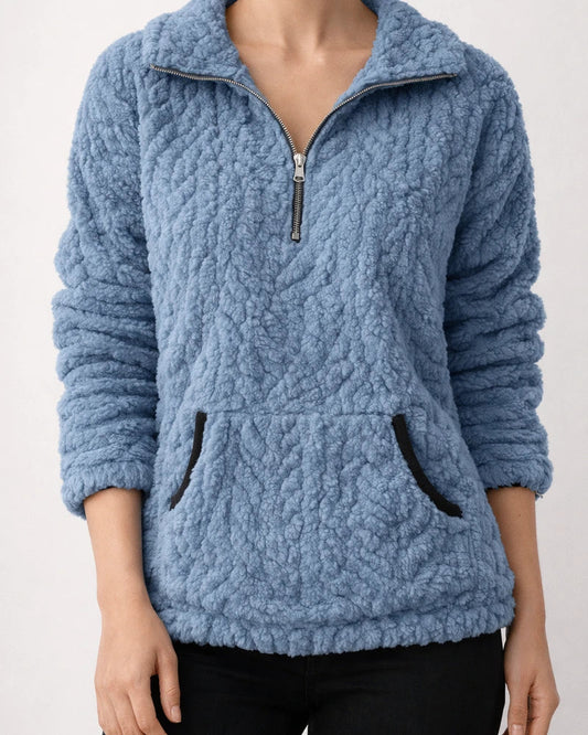 Women's Pullover Active Basic Sherpa Fleece Black Blue Purple Solid Color Plain Loose Fit Long Sleeve Fleece S M L XL XXL 3XL | JRSEE:9e6a84e6-af80-4224-9987-f46af335b87f