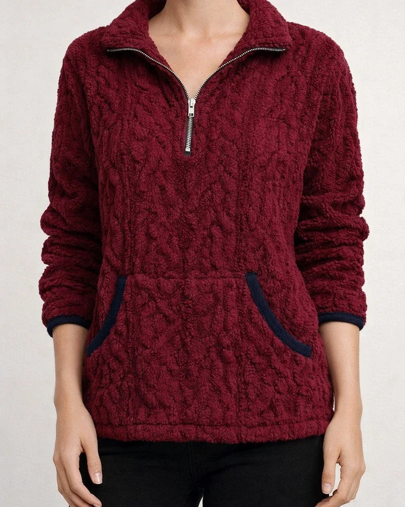 Women's Pullover Active Basic Sherpa Fleece Black Blue Purple Solid Color Plain Loose Fit Long Sleeve Fleece S M L XL XXL 3XL | JRSEE:6561f806-0550-44d8-8605-41de5091c138