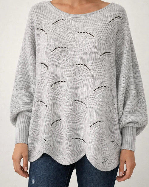 Women's Pullover Sweater Jumper Hollow Out Knitted Solid Color Stylish Basic Casual Long Sleeve Plus Size Lantern Sleeve Oversized Sweater Cardigans Boat Neck Fall Spring Summer Yellow Blushing Pink | JRSEE:7d2895fa-217b-475d-a24f-766933e6462b