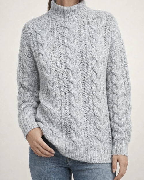 Women's Pullover Sweater Knitted Solid Color Basic Casual Chunky Long Sleeve Sweater Cardigans Turtleneck Fall Winter Yellow Blushing Pink Gray | JRSEE:75cc8a91-95a3-40b2-8278-4bfbbf85e563