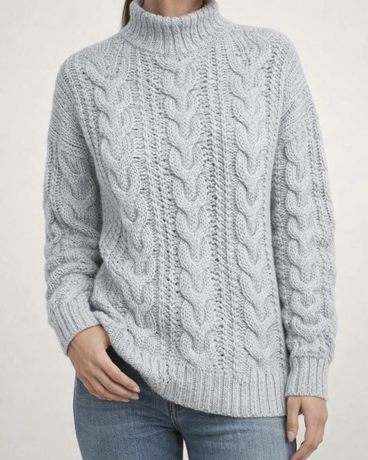 Women's Pullover Sweater Knitted Solid Color Basic Casual Chunky Long Sleeve Sweater Cardigans Turtleneck Fall Winter Yellow Blushing Pink Gray | JRSEE:75cc8a91-95a3-40b2-8278-4bfbbf85e563