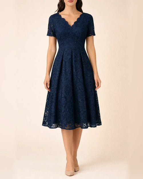 Women's Retro Lace V-neck Sleeveless Dress | JRSEE:5187c7c5-3578-4c25-8772-e89999895172
