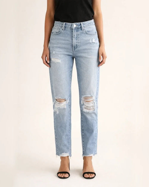 Women's Ripped Vintage-Style Fashion Jeans | JRSEE:8d1465ec-c92a-485a-854c-41c6a8123532