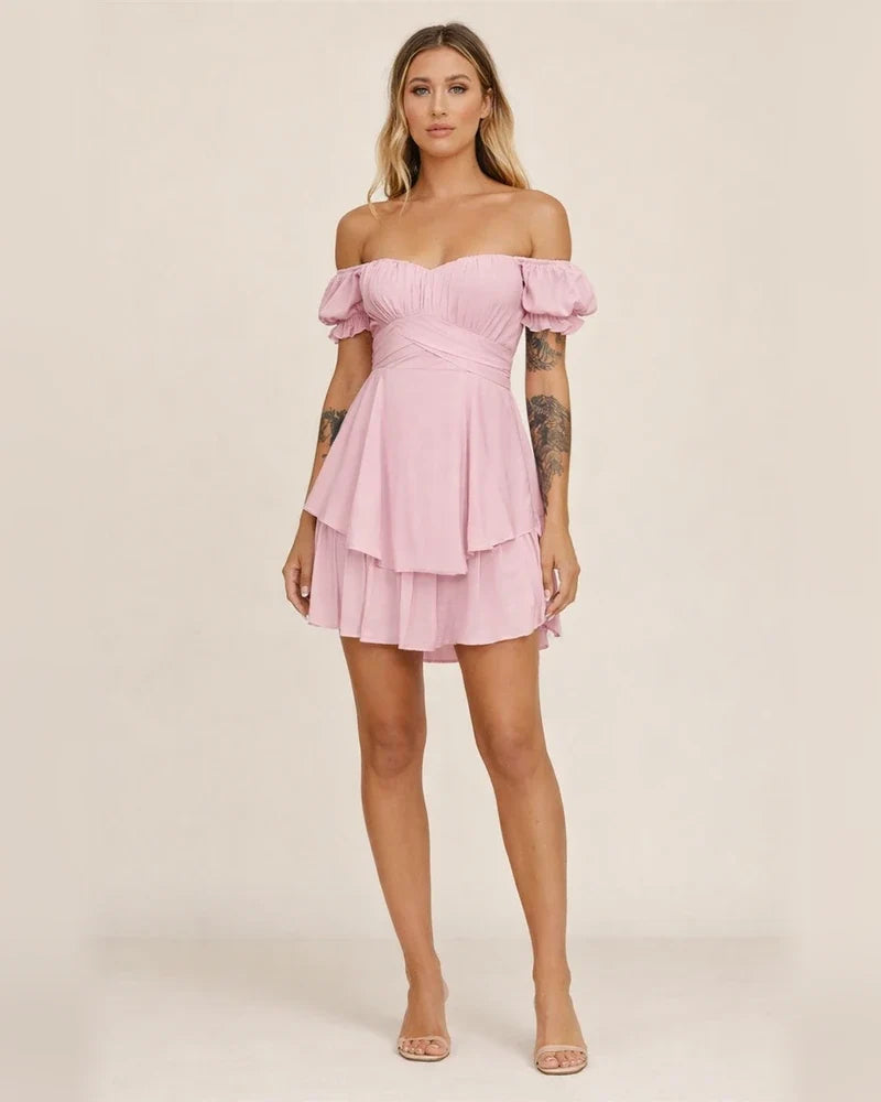 Women's Romper Ruffle Solid Color Off Shoulder Active Street Daily Regular Fit Short Sleeve Green Blue Pink S M L Spring | JRSEE:a28f4a72-8251-4acb-9df5-d5ecd92b49ae