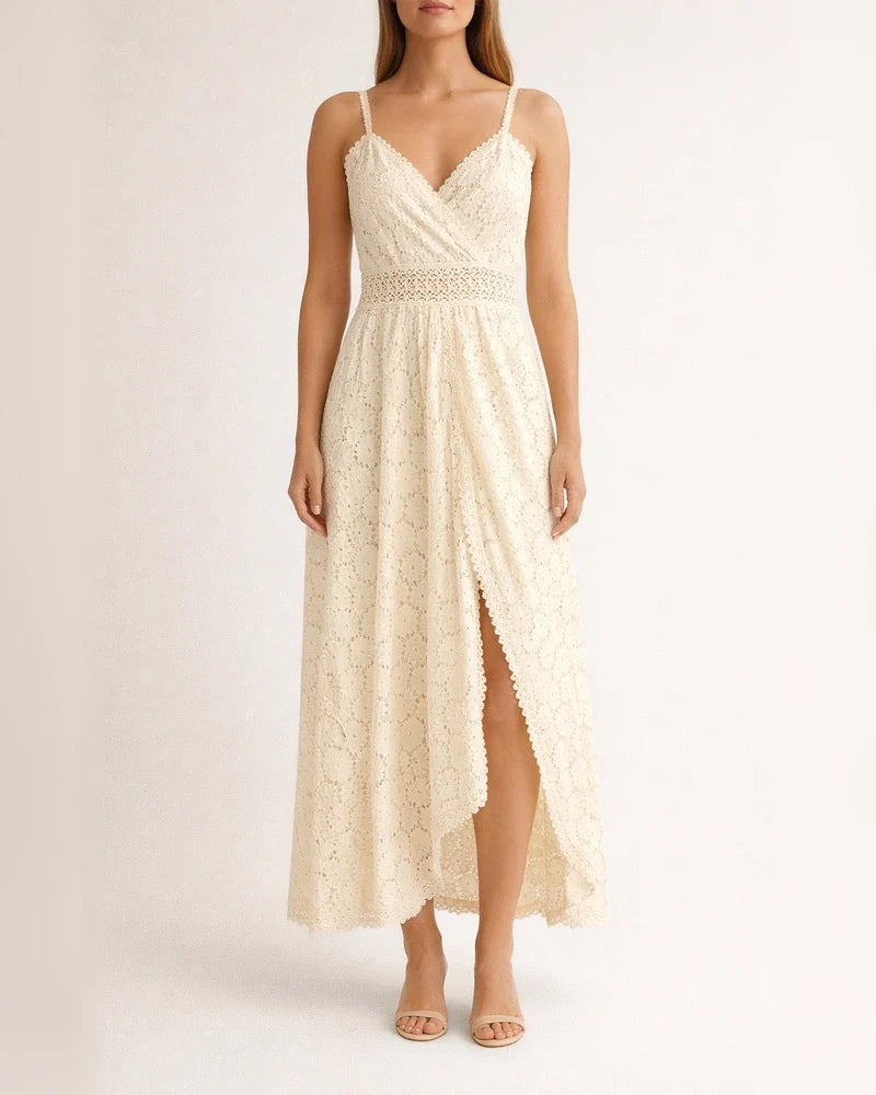 Women's Sexy Halter Patchwork Casual White Dress Home Vacation Hollow Out Jumpsuit | JRSEE:eb556bf6-5f78-47de-9fab-c4dfee169104