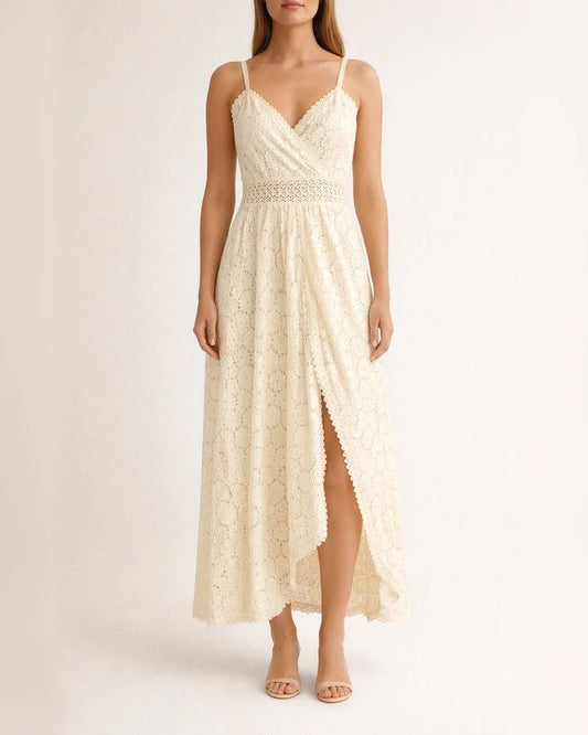 Women's Sexy Halter Patchwork Casual White Dress Home Vacation Hollow Out Jumpsuit | JRSEE:eb556bf6-5f78-47de-9fab-c4dfee169104