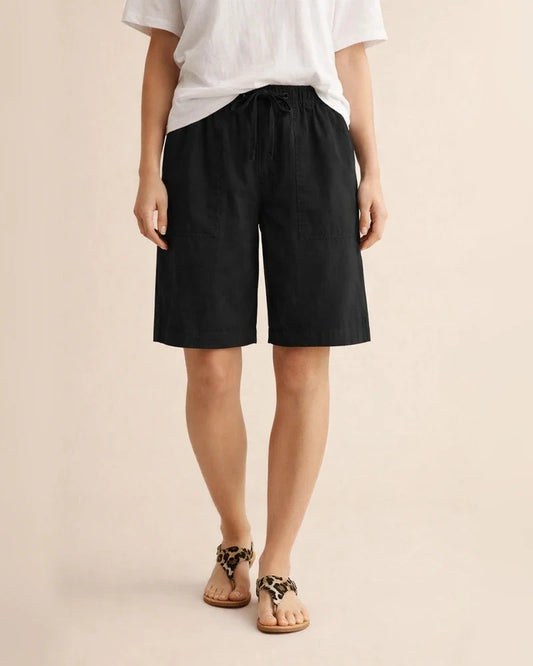 Women's Solid Color Comfortable Casual Fashion Cotton Linen Drawstring Multi-pocket Beach Style Women's Pants | JRSEE:2698d763-29c3-4692-a347-13fa21d4fe7b