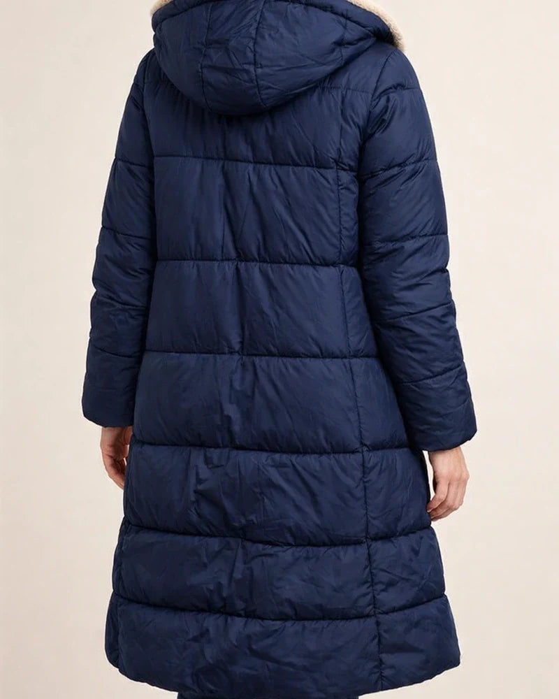 Women's Solid Color Hooded Cotton Jacket with Long Sleeves, Double-sided Wear, Slim Fit and Thick Coat | JRSEE:1846ba5a-7685-4580-bc4c-ed8db6efd99f