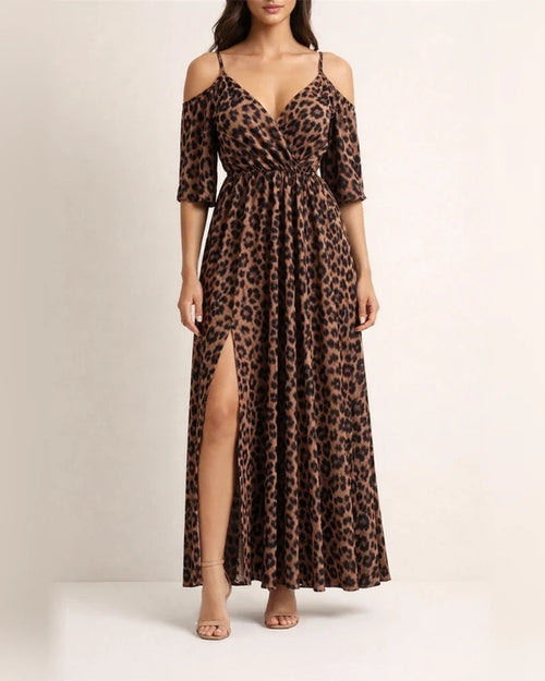 Women’s Solid-Color Sexy Spaghetti-Strap Three-Quarter Sleeve Midi Dress | JRSEE:b71bb1e6-e476-4609-917e-e2dbea34535a