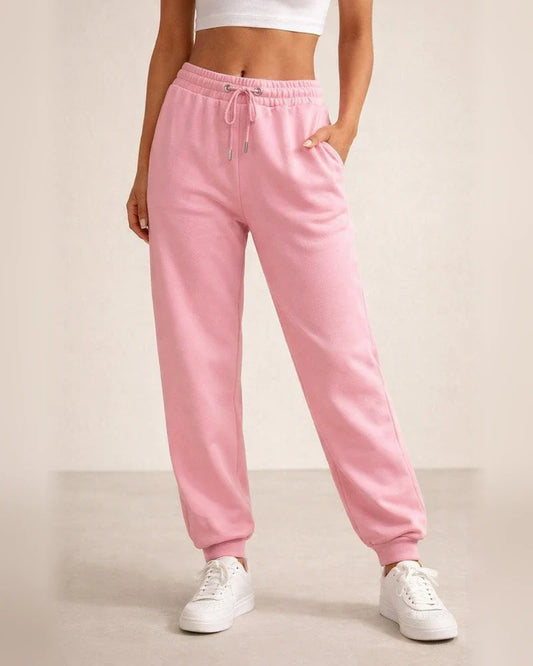 Women's Solid Color Temperament Elegant Commuter Fashion Casual Sweat Pants Slim Mid-waist Pants Drawstring Pants | JRSEE:3688ba1a-f259-42a4-b130-458eb6e22947