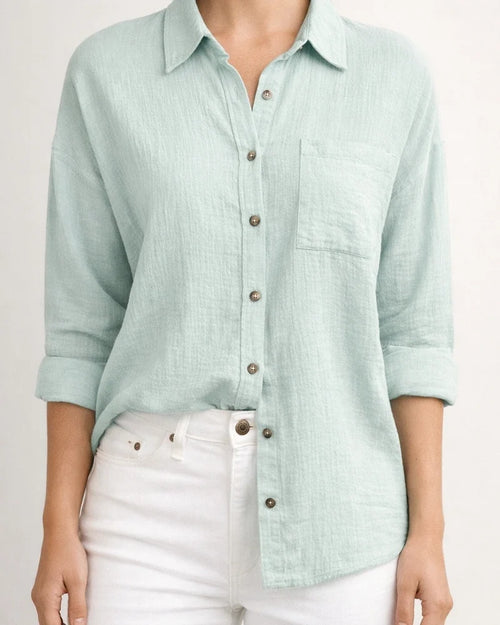 Women's Spring/Summer New Arrival Batwing Sleeve Casual Long-Sleeve Solid Color Shirt | JRSEE:990272fa-d4c4-4a9c-b31a-9735f0b2b77b