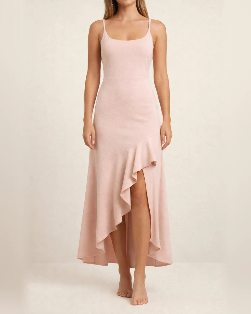 Women's Summer Explosion Sexy Female Halter Backless Ruffle Irregular Dresses | JRSEE:7dd4deb3-007b-4cf5-a067-7664bbc91708