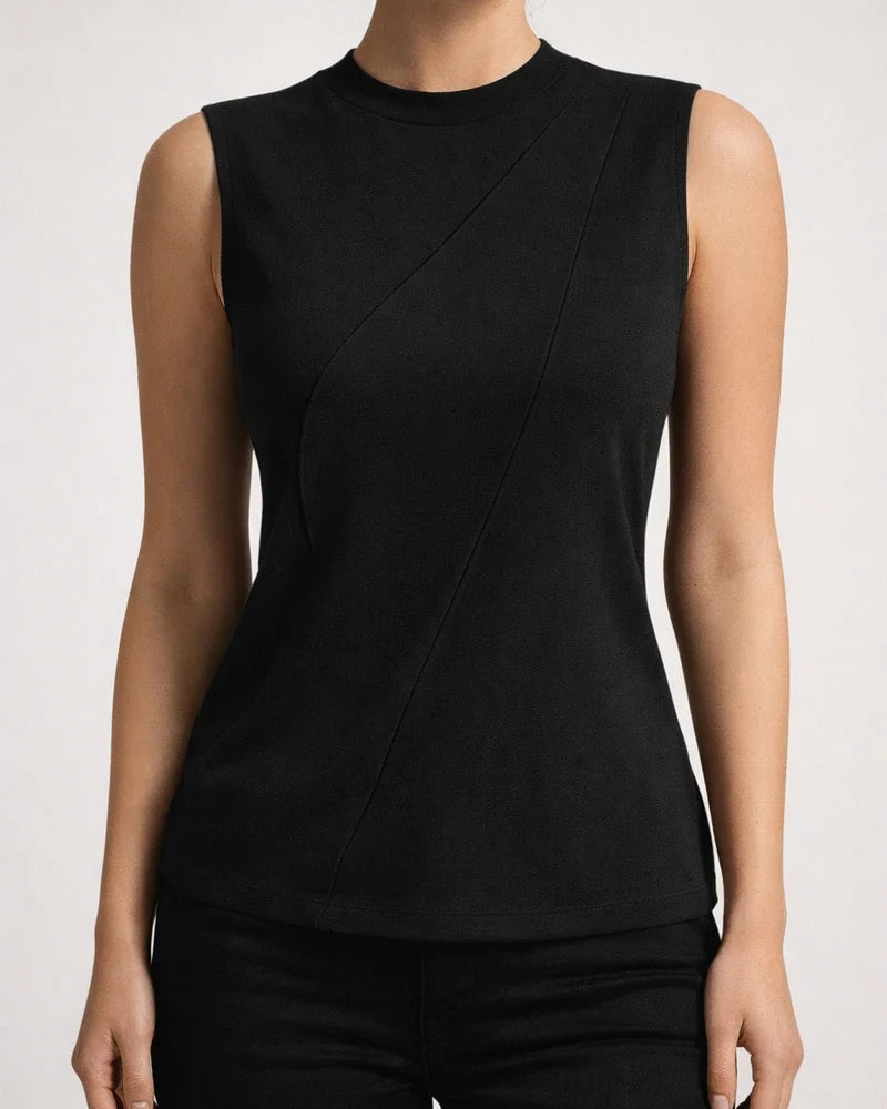 Women's Summer New Solid Color Round Neck Sleeveless Loose T-shirt Shirt Vest | JRSEE:1ad5a82d-3cf8-483d-82c2-a5f625cabd3e