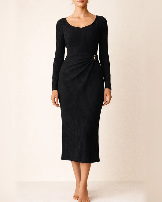 Women's Sweater Dress Winter Dress Sheath Dress Midi Dress Blue Khaki Red White Black Long Sleeve Pure Color Patchwork Winter Fall V Neck Casual 2022 S M L XL XXL 3XL 4XL 5XL | JRSEE:093fa5b8-1aa5-48e7-9147-eeeee81fdba3