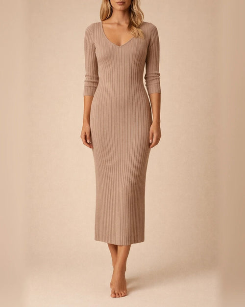 Women's Sweater Dress Winter Dress Sheath Dress Midi Dress Blue Khaki Red White Black Long Sleeve Pure Color Patchwork Winter Fall V Neck Casual 2022 S M L XL XXL 3XL 4XL 5XL | JRSEE:af94db16-b334-48b3-9fcf-6e1831709fd3