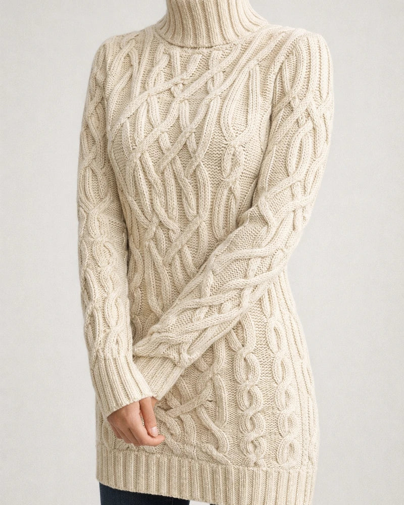 Women's Sweater Pullover Knitted Solid Color Basic Casual Chunky Long Sleeve Sweater Cardigans Turtleneck Fall Winter White Black Purple / Regular Fit / Going out | JRSEE:b1993192-f33b-44fe-8527-34da03a99ccd
