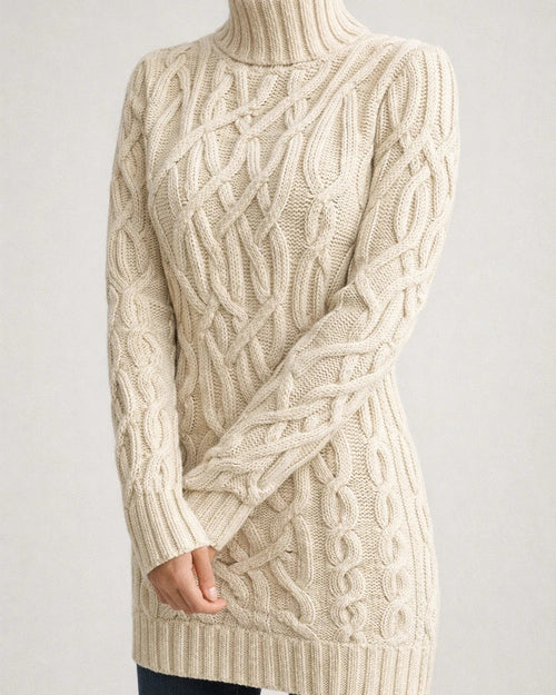 Women's Sweater Pullover Knitted Solid Color Basic Casual Chunky Long Sleeve Sweater Cardigans Turtleneck Fall Winter White Black Purple / Regular Fit / Going out | JRSEE:b1993192-f33b-44fe-8527-34da03a99ccd