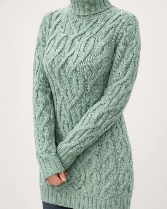 Women's Sweater Pullover Knitted Solid Color Basic Casual Chunky Long Sleeve Sweater Cardigans Turtleneck Fall Winter White Black Purple / Regular Fit / Going out | JRSEE:debcad2f-189d-453a-acd5-f62c34d1e4df
