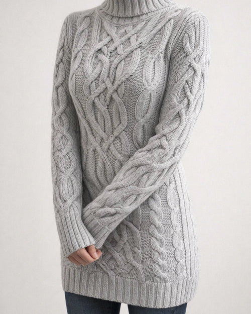 Women's Sweater Pullover Knitted Solid Color Basic Casual Chunky Long Sleeve Sweater Cardigans Turtleneck Fall Winter White Black Purple / Regular Fit / Going out | JRSEE:dc104192-1715-40d9-aa1e-6d4b45987e7b