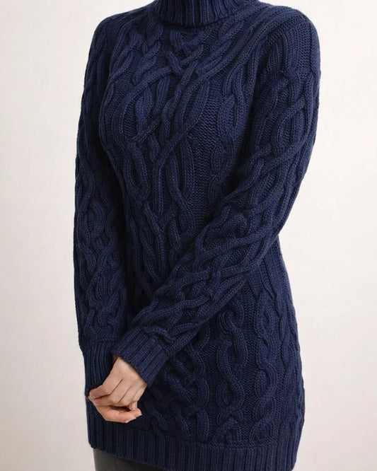 Women's Sweater Pullover Knitted Solid Color Basic Casual Chunky Long Sleeve Sweater Cardigans Turtleneck Fall Winter White Black Purple / Regular Fit / Going out | JRSEE:6240b5d5-2e42-484f-aeed-01cc95c67d92