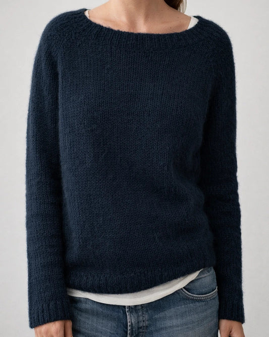 Women's Sweater Pullover Knitted Solid Color Basic Casual Long Sleeve Regular Fit Sweater Cardigans Boat Neck Spring Summer Green Blue Black / Holiday / Going out | JRSEE:bf8c483c-9525-46ec-b33f-462601945a0f