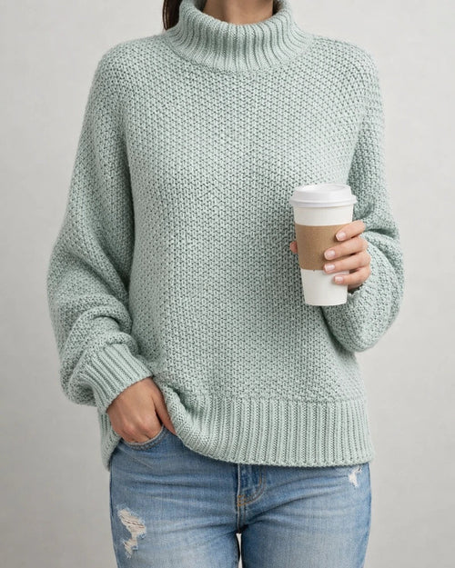 Women's Sweater Stripe Solid Color Basic Casual Long Sleeve Sweater Cardigans Turtleneck Fall Winter Navy Deep burgundy Khaki White Gray | JRSEE:c621d2b4-4e6a-4691-a6b8-d776fc3b830f