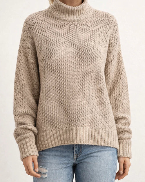 Women's Sweater Stripe Solid Color Basic Casual Long Sleeve Sweater Cardigans Turtleneck Fall Winter Navy Deep burgundy Khaki White Gray | JRSEE:12322b84-eef0-4059-a62a-c16ad578c2c4